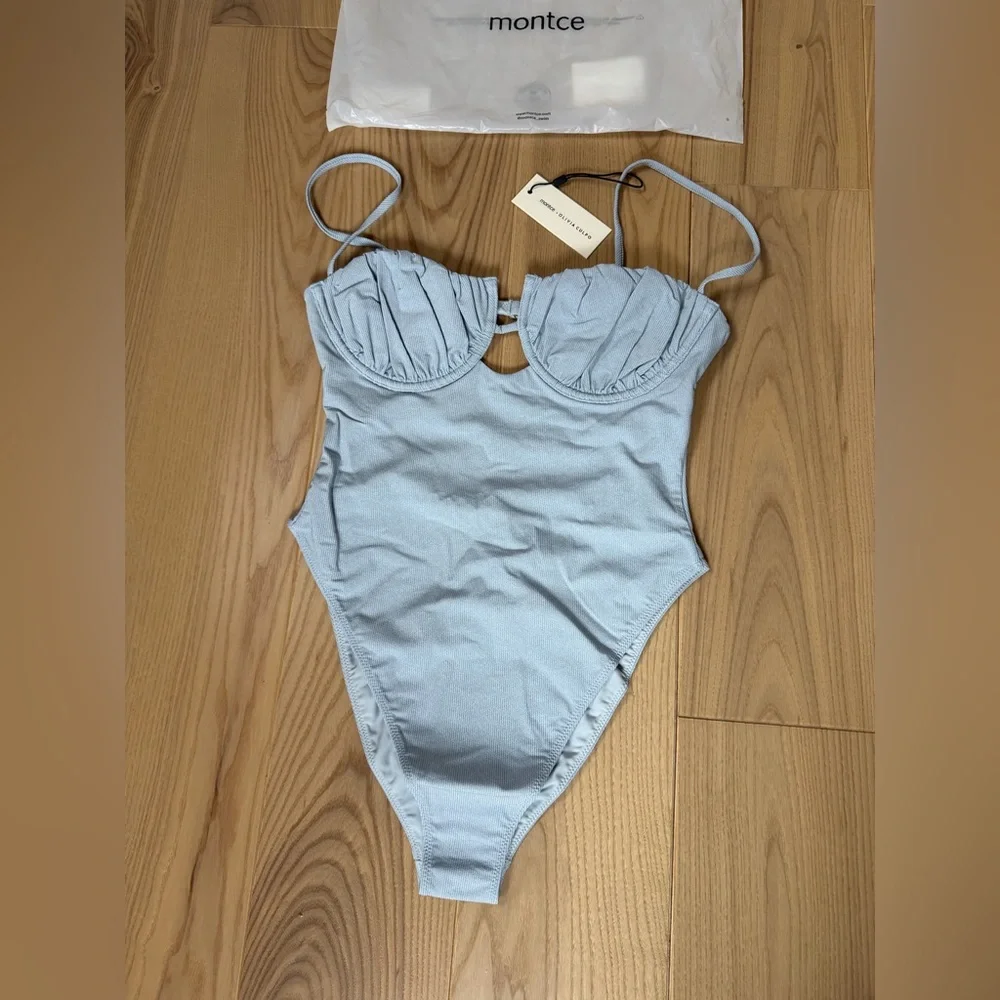 Montce Swim x Olivia Culpo One piece Swimsuit NWT Size S